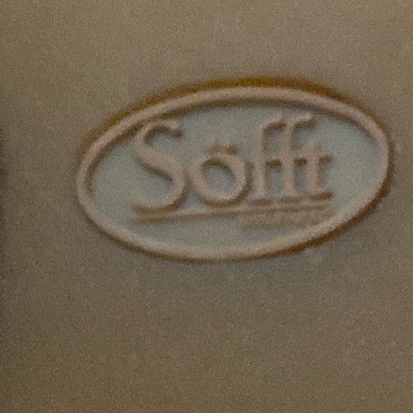 SOFFT WO SIZE 11 Leather Floral Brown Ankle Boots slight wedge heel approx 4” - Picture 11 of 11